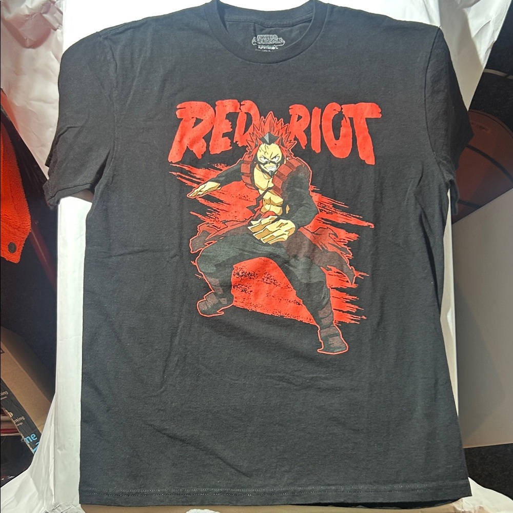 My Hero Academia - Eijiro Kirishima ‘Red Riot’ - Black Graphic Tee